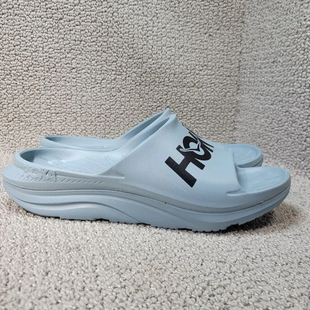 Hoka One One Ora Athletic Slide Blue Black Men's US Size 11